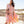 Womens Silk Indira Dress - Pink Lemonade Tie Dye
