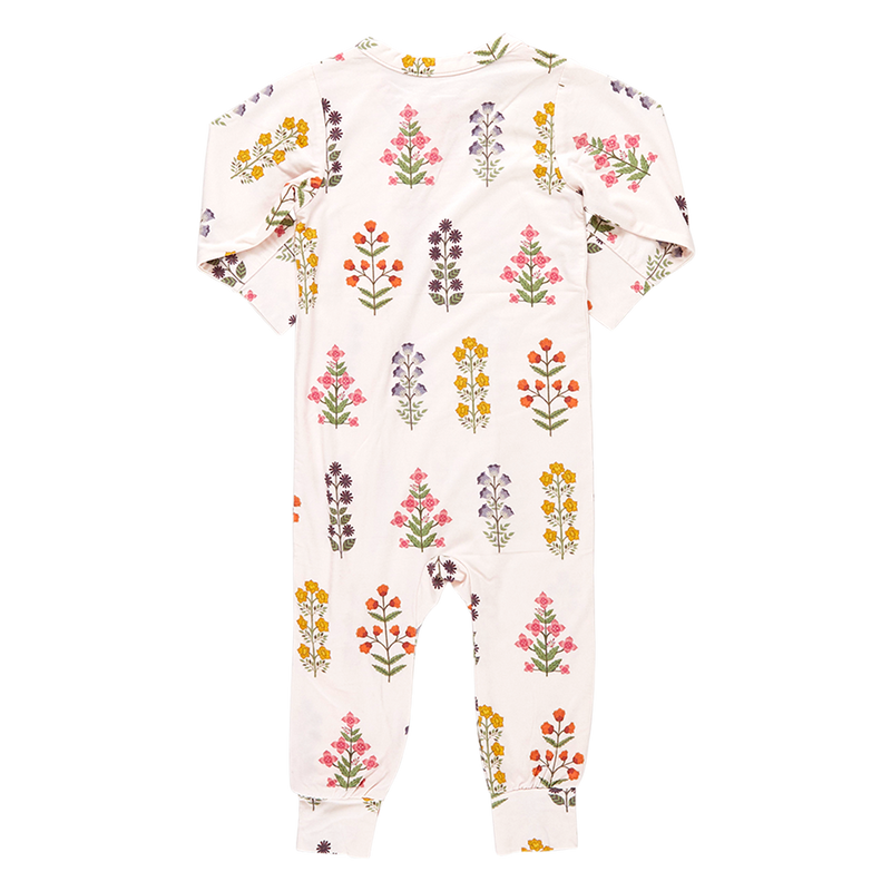 Baby Bamboo Romper - Cloud Pink Floral