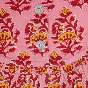 Baby Girls Rowan 2-Piece Set - Pink Posey Block Print