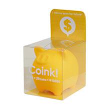 Pink Chicken Coink! Mini Piggy Bank - Yellow 