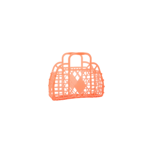 Retro Basket - Mini Neon Orange