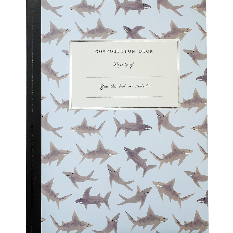 Pink Chicken Composition Notebook - Sharks 
