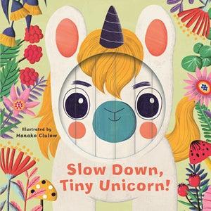 Pink Chicken Little Faces: Slow Down, Tiny Unicorn! 
