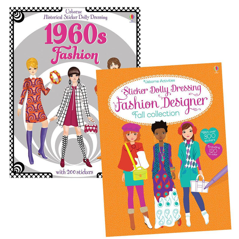 Pink Chicken Sticker Dolly Dressing Book Set - Fashion 