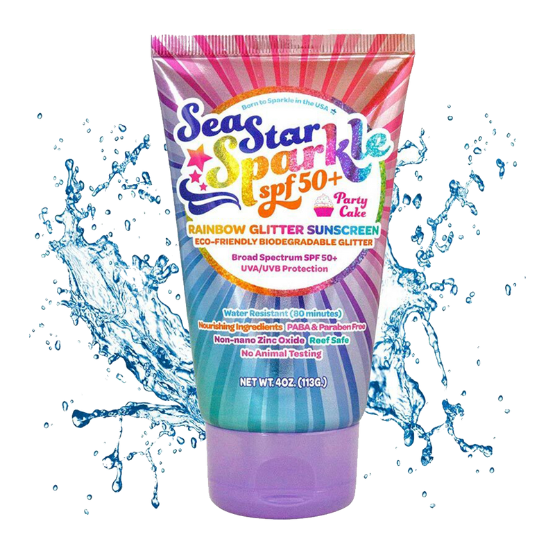 Pink Chicken Sea Star Sparkle Sunscreen Mermaid Coco Lime 