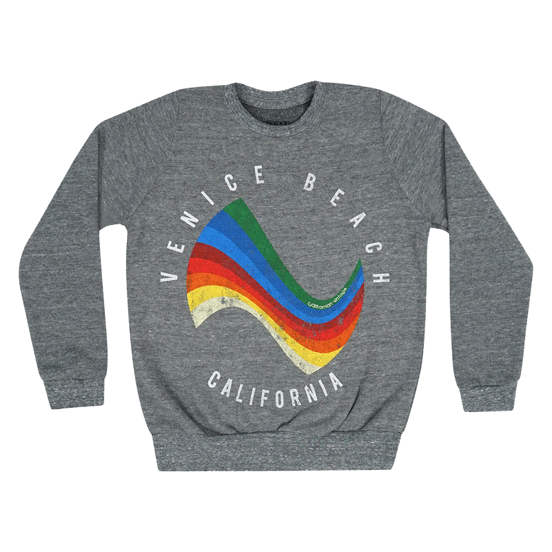 Surf Crewneck Sweatshirt - Heather Grey