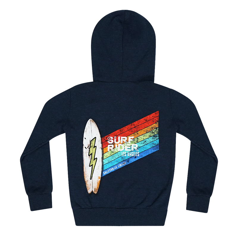 Surf Rider Full Zip Sweatshirt - Midnight