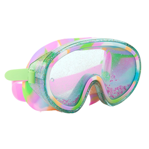 Pink Chicken Disco Swim Mask - Green 