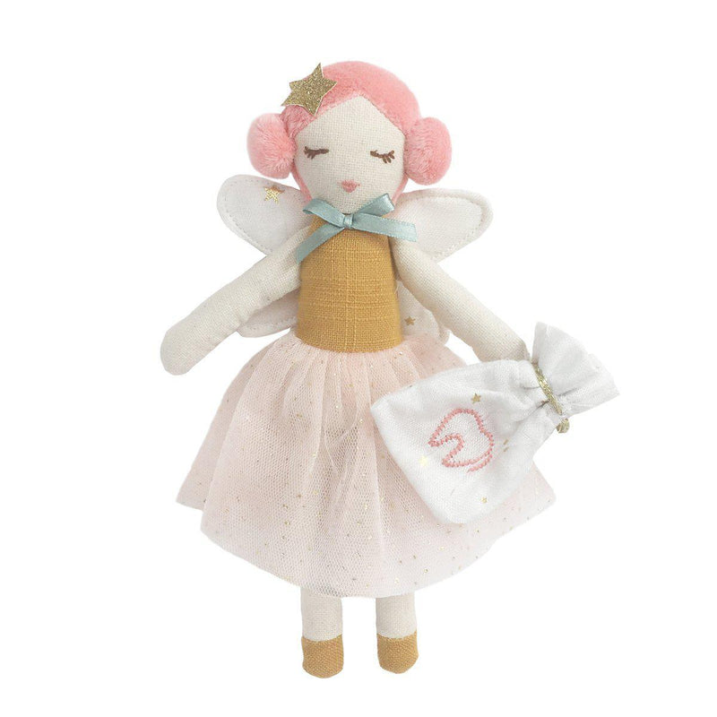 Pink Chicken Tooth Fairy Doll with Pouch 