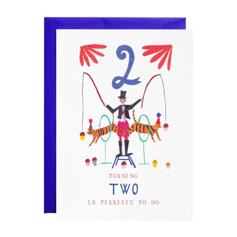 Pink Chicken Greeting Card - Two Tiger Twins 