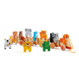 Trainimo Jungle Wooden Pull Along Toy