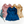 Girls Steph Dress - Crushed Blue Velvet